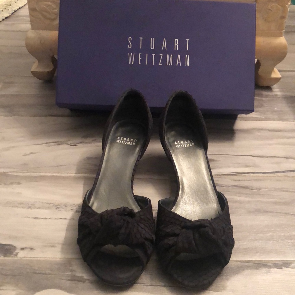 Stuart Weitzman Black Shoes Snookie Size 8.5